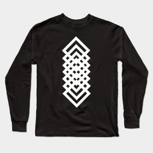 White squares pattern Long Sleeve T-Shirt